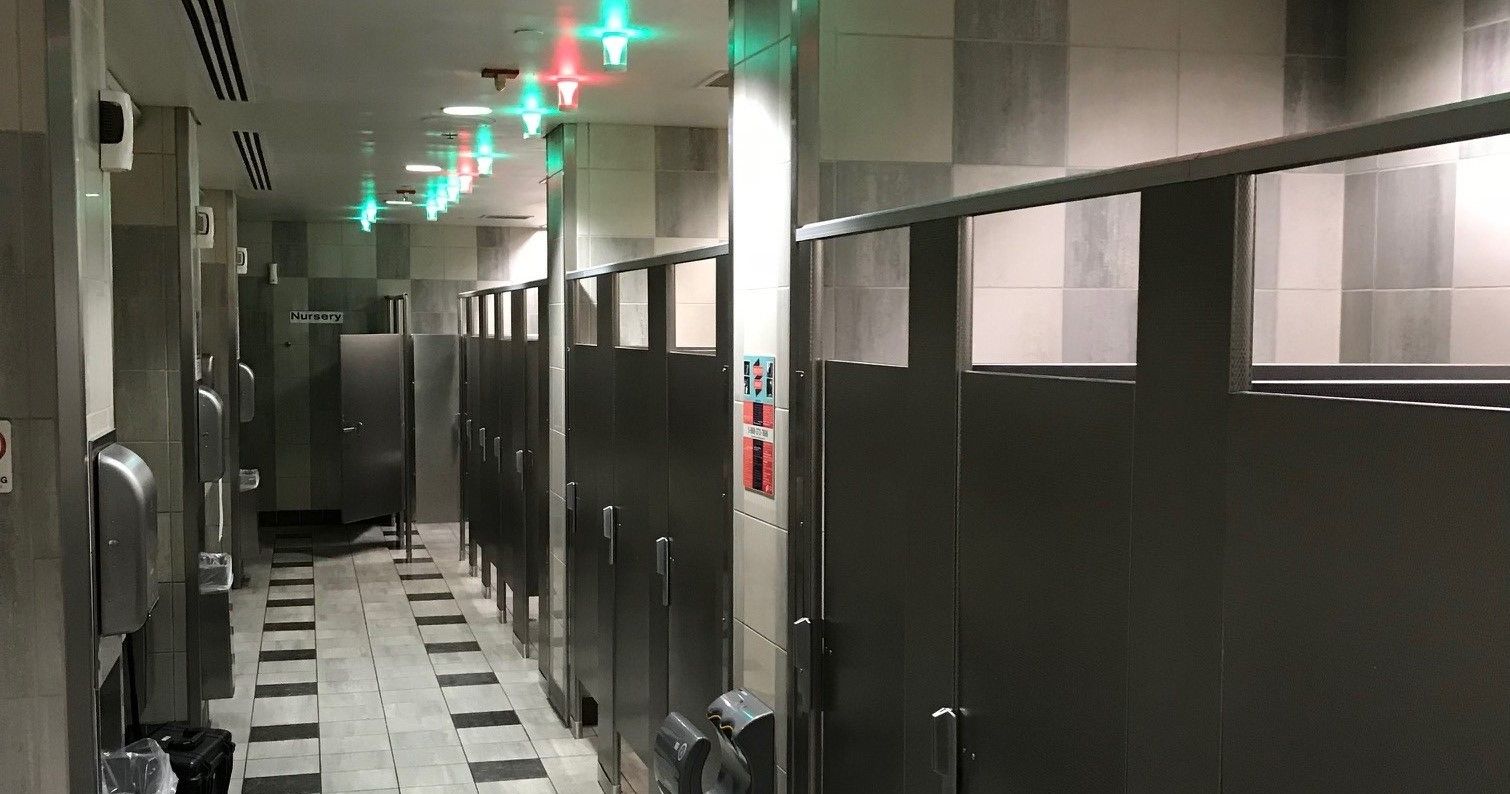 LAX Tooshlights restroom management